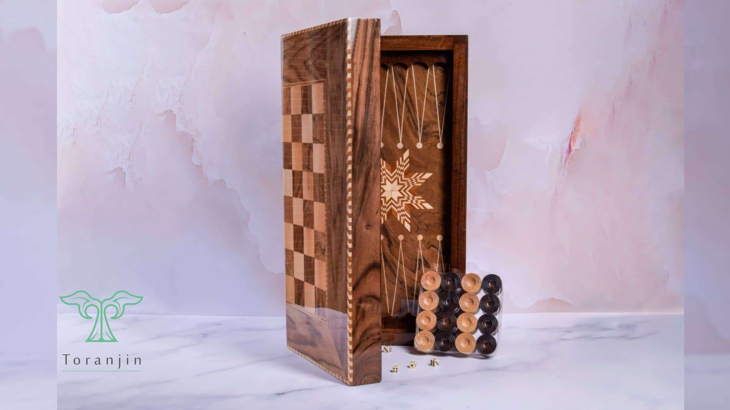 Handmade Chess and Backgammon Set